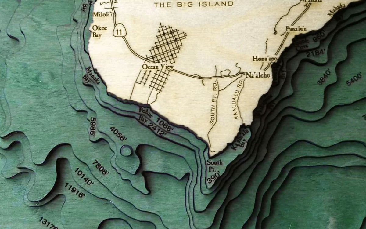 The Beauty of Topographic Maps  Wood Chart – WoodChart