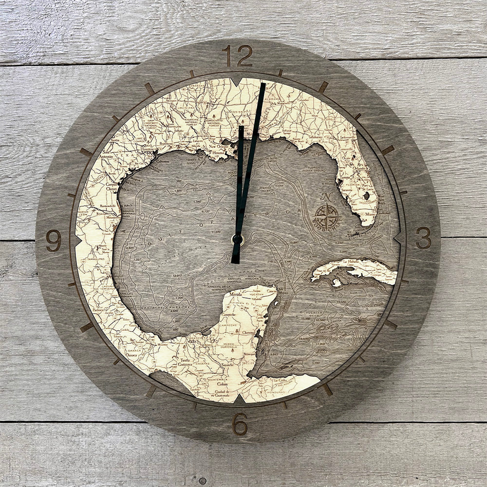 Gulf of America Ring Clock, 16.50" Diameter