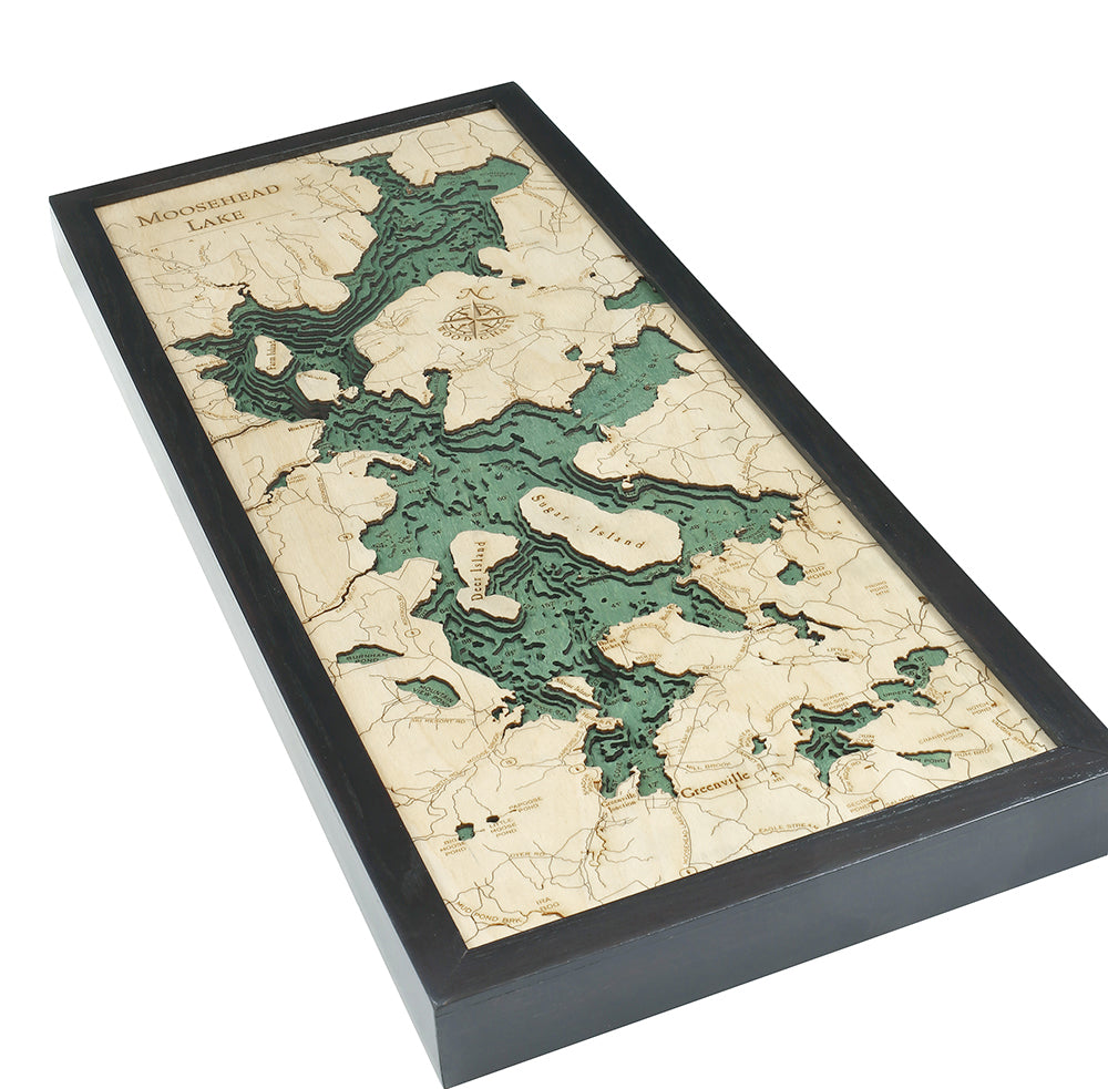 Moosehead Lake Depth Maps » UNTAMED Mainer