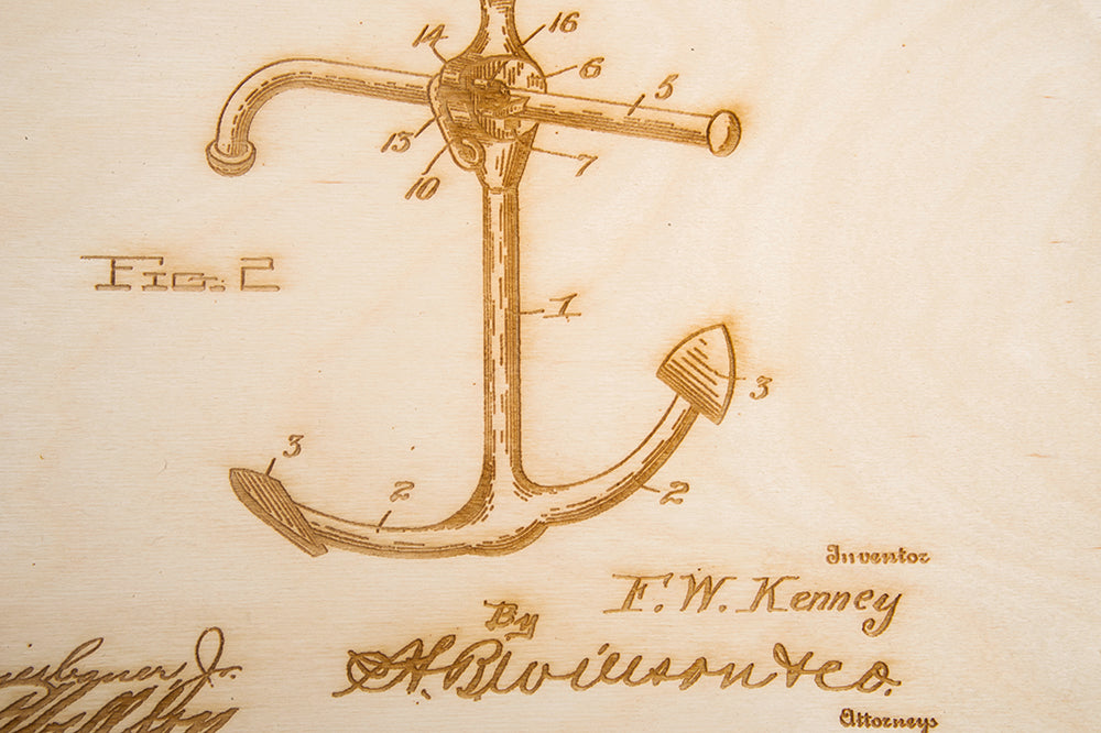 nautical anchor drawing