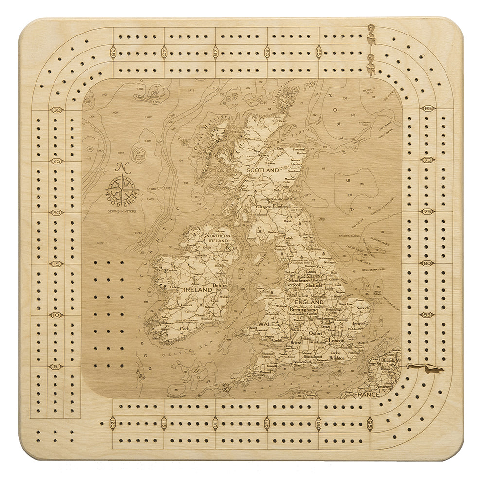 Up buy North Cribbage Board