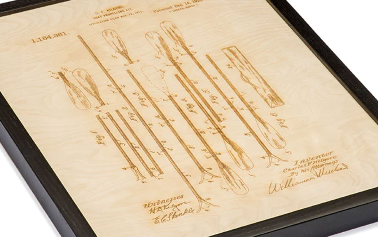 How Paddle Patent Art Can Make an Exquisite Addition to Your Collection