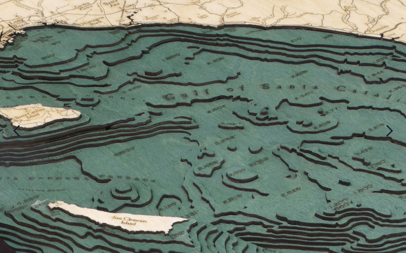 Incredible West Coast Memory Wood City Maps