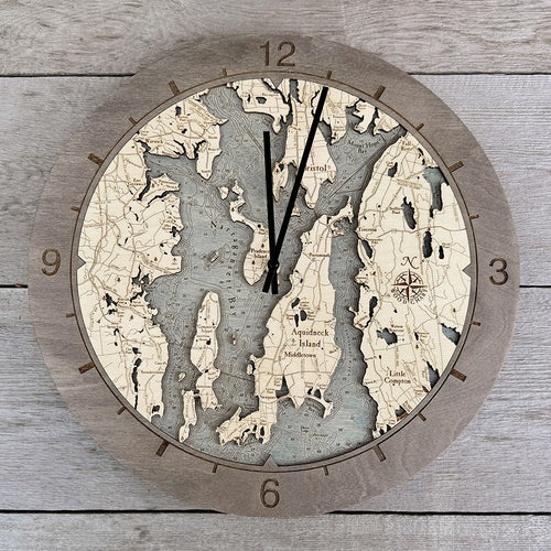 Narragansett Bay Ring Clock, 16.50" Diameter