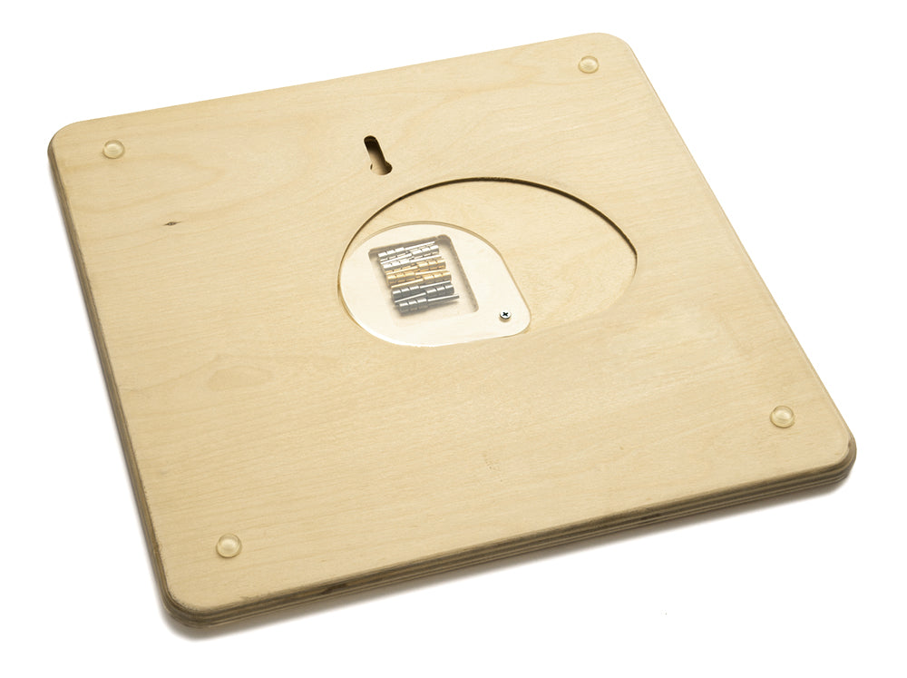 Wood Map of New Orleans Cribbage Board Back