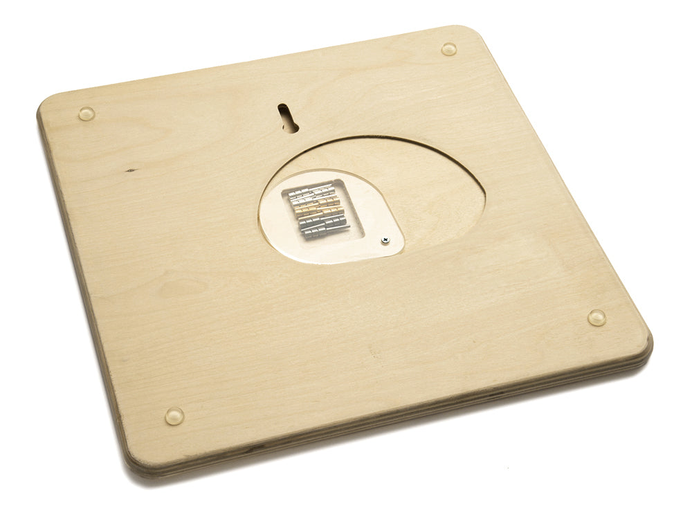 Back of Italy cribbage board on white background