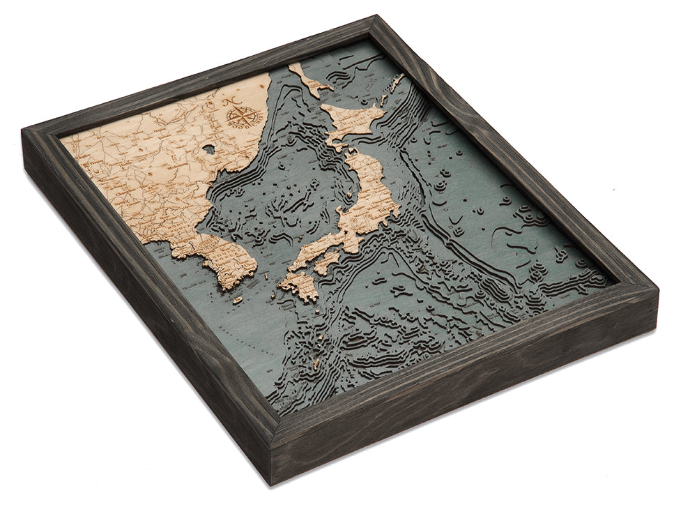 Japan and Korea Small Wood Chart