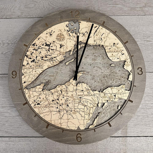 Lake Superior Ring Clock, 16.50" Diameter