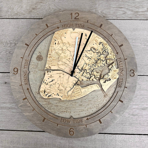 Cape May, NJ Tide & Time Clock, 16.50" Diameter