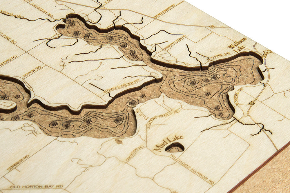 Walloon Lake Cork Map