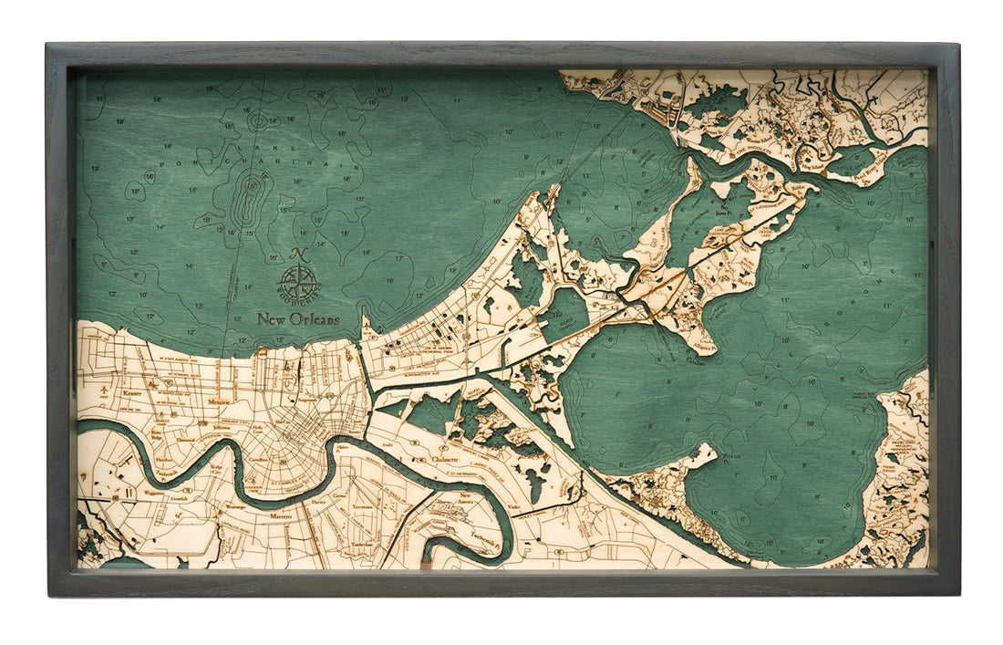 New Orleans Serving Drink Tray