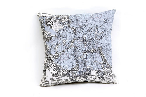Boston Harbor Outdoor/Indoor Pillow