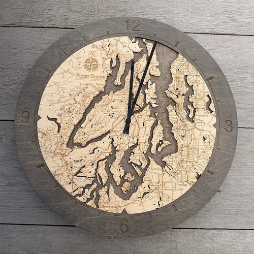 Puget Sound Ring Clock, 16.50" Diameter