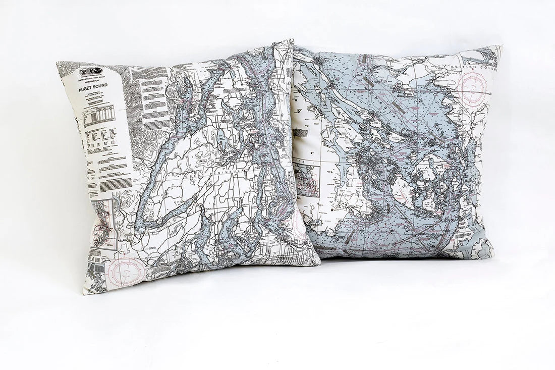 Puget Sound Outdoor/Indoor Pillow