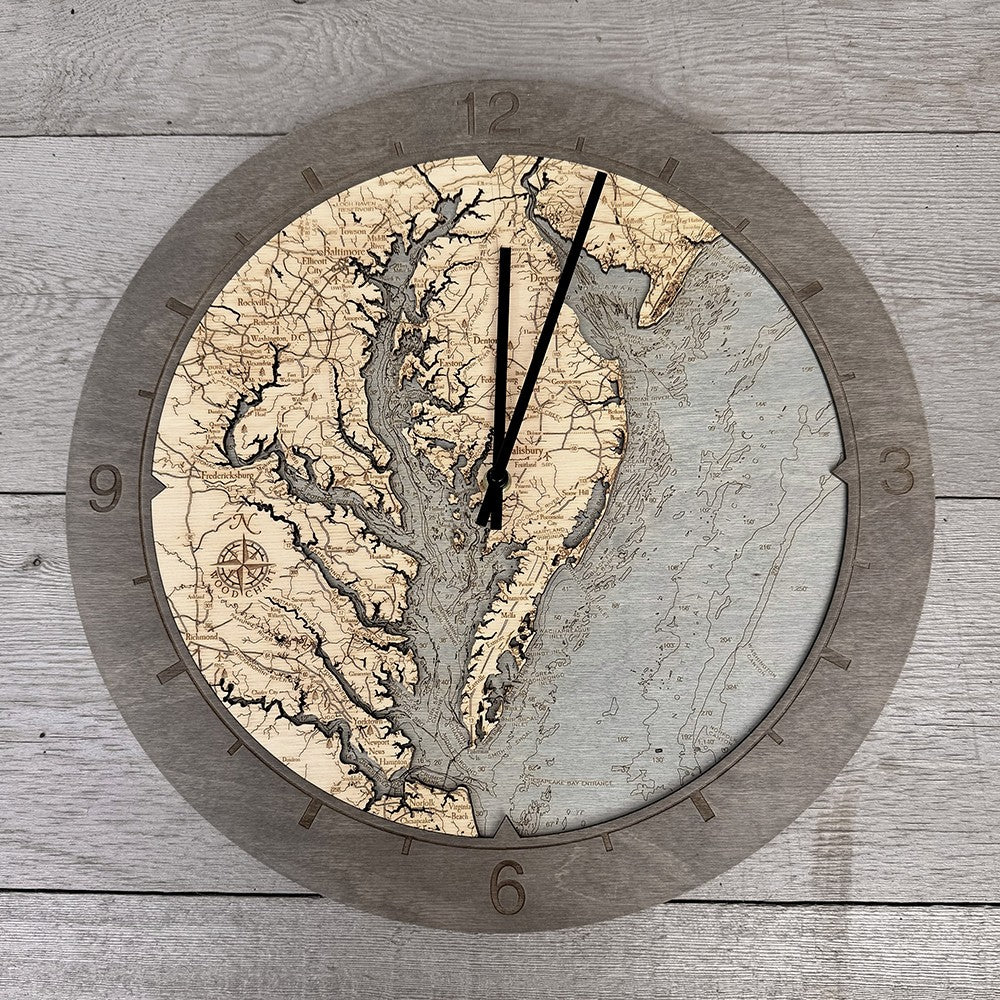 Chesapeake Bay Ring Clock, 16.50" Diameter